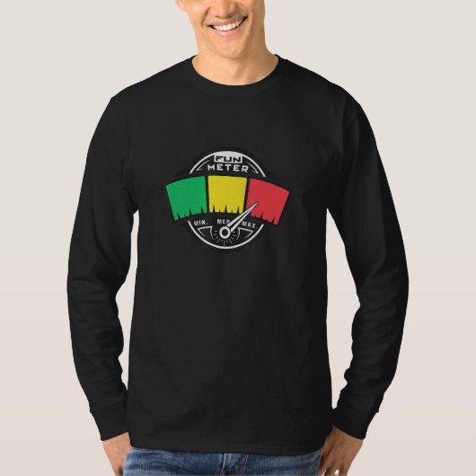 T-shirt Fun Meter Maximum Fun Boot Party Summer Vacatio (Devant)