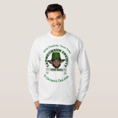 T-shirt Fun mignon leprechaun personnalisé Saint Patrick j (Devant entier)