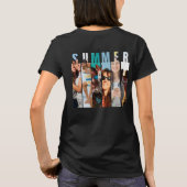 T-shirt Fun Modern Selfie Collage 12 Photo Custom Memento (Dos)