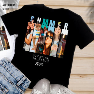 T-shirt Fun Modern Selfie Collage 12 Photo Custom Memento