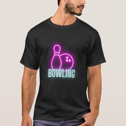 T-shirt Fun Neon Bowling (Devant)