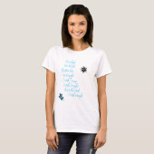 T-shirt Fun Novelty WISH STAR LIGHT STAR BRIGHT (Devant entier)