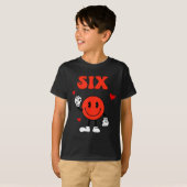 T-shirt Fun Number 6 Funny 67 Meme Six Seven 6 7 Valentine (Devant entier)