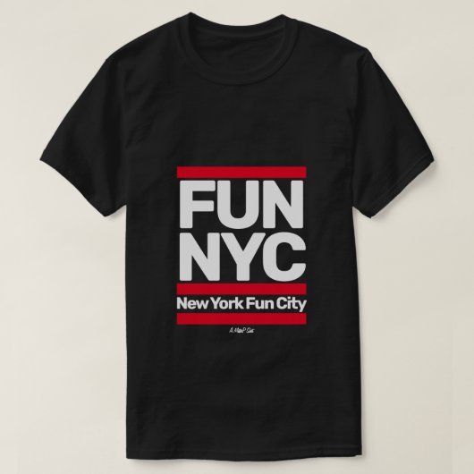 T-shirt FUN/NYC (Fun City) - Une chemise MisterP (Design devant)