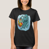 T-SHIRT FUN OCTOPUS OCTOPUS DIVER PERISCOPE UNDERWATER SUB (Devant)