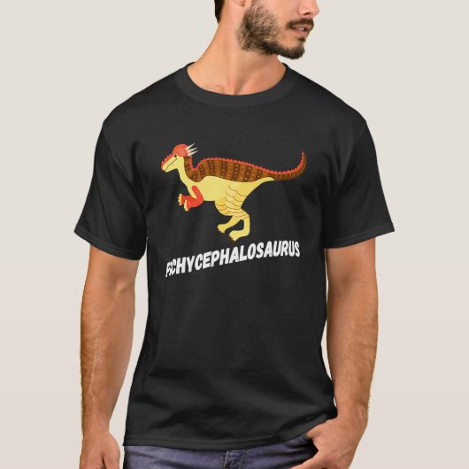 T-shirt Fun Pachycephalosaurus Dinosaur (Devant)