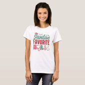 T-shirt Fun Père Noël infirmière préférée Noël Femmes (Devant entier)