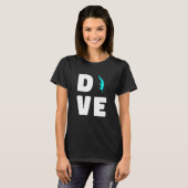 T-shirt Fun Platform Diver Springboard Diving (Devant entier)