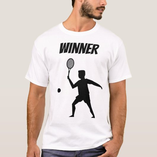 T-shirt Fun player tennis (Devant)