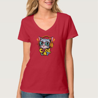 T-shirt fun pour cool Cat