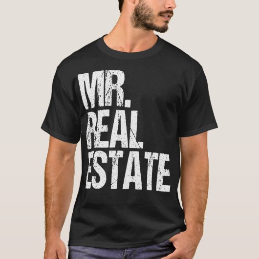 T-shirt Fun Real Estate Agent Broker Investor Residential (Devant)