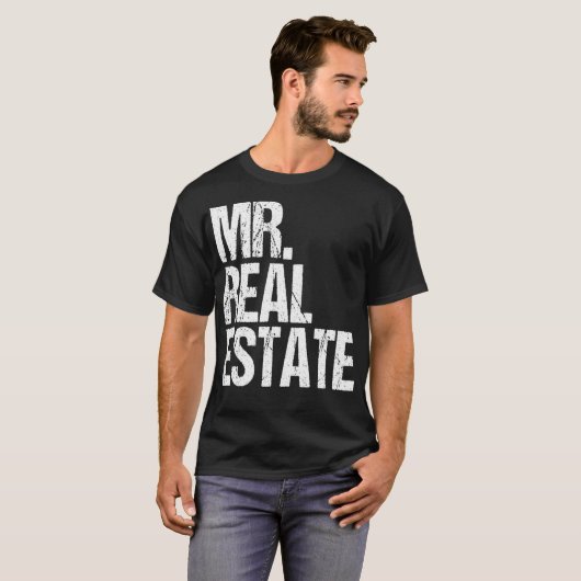 T-shirt Fun Real Estate Agent Broker Investor Residential (Devant entier)