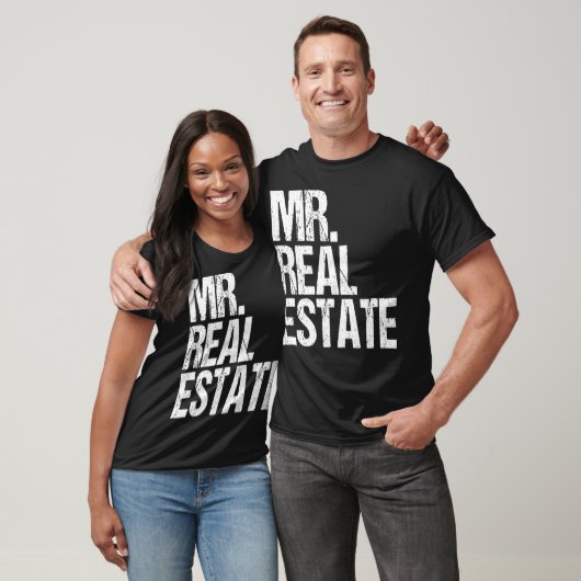 T-shirt Fun Real Estate Agent Broker Investor Residential (Unisexe)