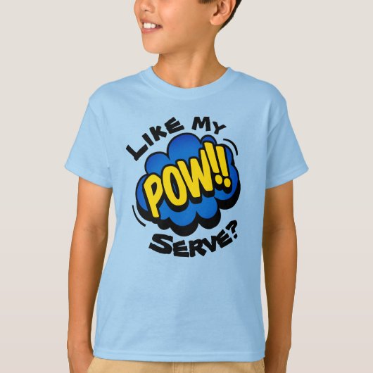 T-shirt Fun Retro Pop Art Pickleball Boys (Devant)