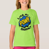 T-shirt Fun Retro Pop Art Pickleball Girls (Devant)