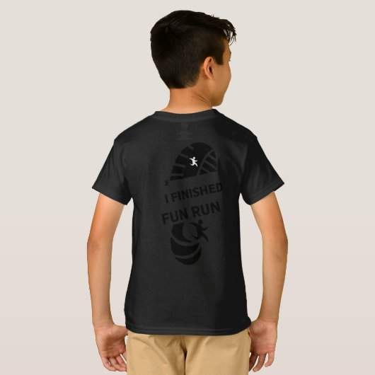 T-shirt Fun Run Event Cause Charity Promotion Prize Two-To (Dos entier)