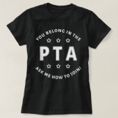 T-shirt Fun School PTA Parent Teacher Association Promotio (Design devant)