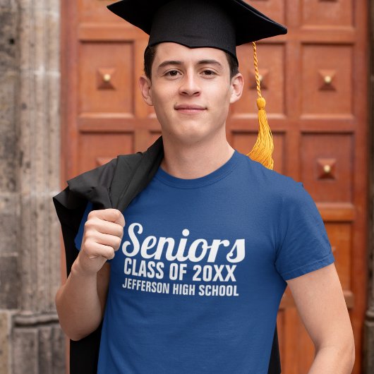 T-shirt Fun Senior Grad Classe personnalisée de 2023