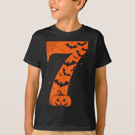 T-shirt Fun Six Seven 6 7 Meme Design Couples Halloween (Devant)