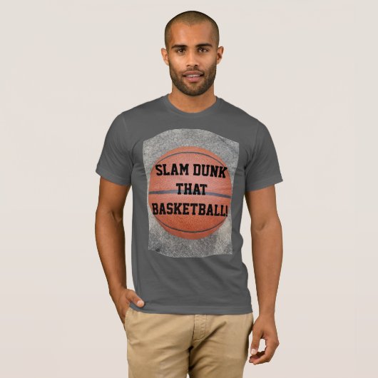 T-shirt Fun Slam Dunk que Basketball (Devant entier)