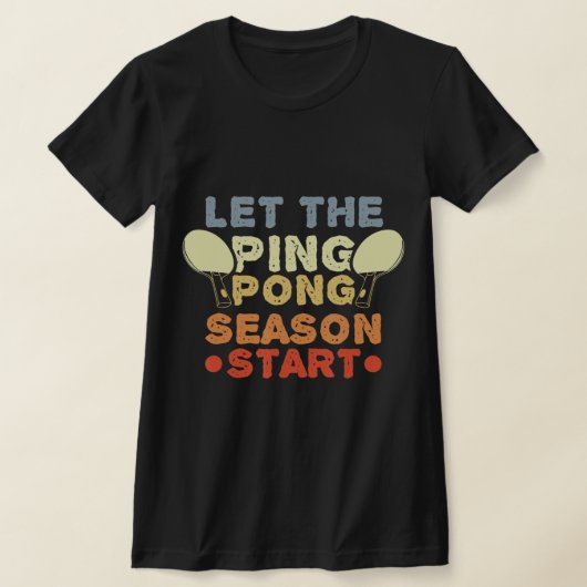 T-shirt Fun Table Tennis Quersey pour Ping Pong Player (Poser)