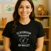 T-shirt Fun Teacher Shirt, Mignonne School Teacher