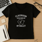 T-shirt Fun Teacher Shirt, Mignonne School Teacher