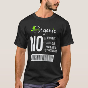 T-shirt Fun Tee Vegan 100 Design de Base de Plante Biologi
