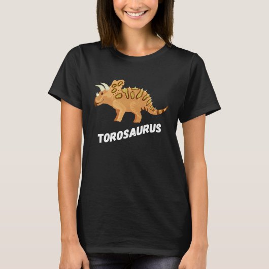 T-shirt Fun Torosaurus Dinosaur (Devant)