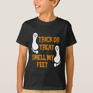 T-shirt Fun Trick ou Treat odore mes pieds Halloween