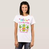 T-shirt Fun Tropical Anniversaire Luau (Devant entier)