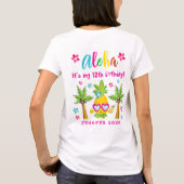T-shirt Fun Tropical Anniversaire Luau (Dos)