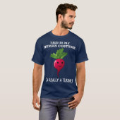 T-shirt Fun Turnip Food Costume humain (Devant entier)