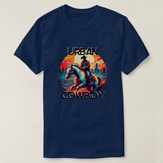 T-shirt Fun Urban Cowboy (Design devant)