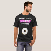 T-shirt Fun Valentine's Day  for Him Naughty Glaze My Hole (Devant entier)