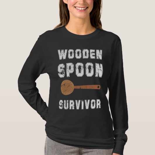 T-shirt Fun Wooden Spoon Survivor Fantastic (Devant)