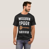 T-shirt Fun Wooden Spoon Survivor Fantastic (Devant entier)
