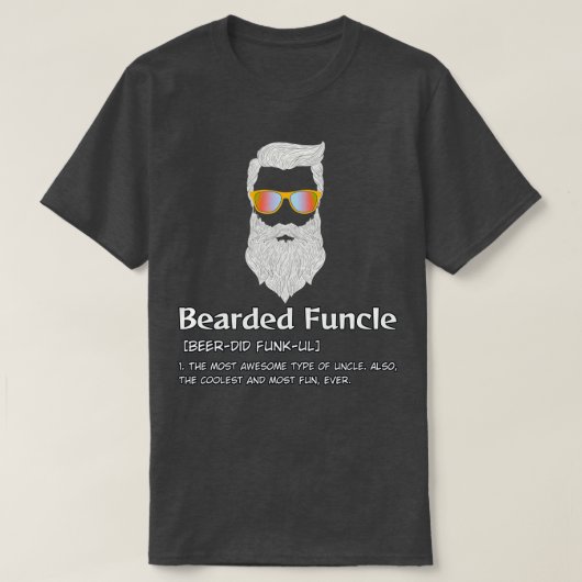 T-shirt Funcle hérissé 7 (Design devant)