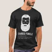 T-shirt Funcle strié Funny Uncle Définition (Devant)
