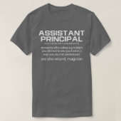 T-shirt Fundy Assistant principal Définition Assistant Pri (Design devant)