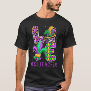 T-shirt Fundy Enseignant ESL Mardi Gras Famille Matching O