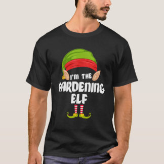 T-shirt Fundy Gardening Elf Matching Family Group PJ Chris