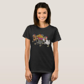 T-shirt Funérailles de poulet (Devant entier)