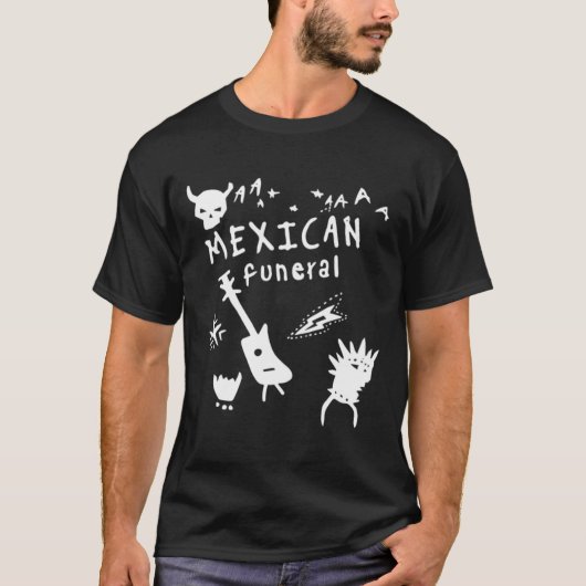 T-shirt funérailles mexicaines (Devant)
