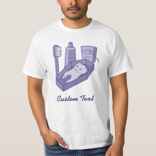 T-shirt funéraire pour dents (Devant)