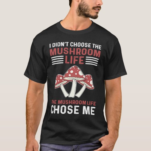 T-shirt Fungi Hunter Mycology Foraging Mushroom Collecting (Devant)