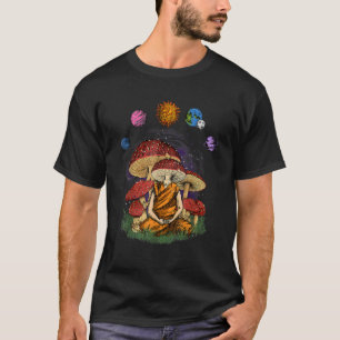 T-shirt Fungus Magic Psilocybin Champignons Bouddha L'unit