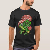 T-shirt Fungus Magic Psilocybin Champignons Grenouille Gra (Devant)