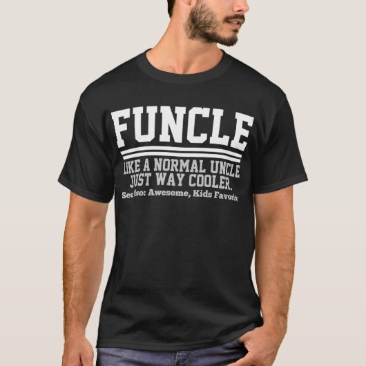 T-shirt Funiculaire comme un oncle normal, juste au sens p (Devant)