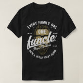 T-shirt Funk Avec Une Grande Barbe L'Oncle Amusant (Design devant)